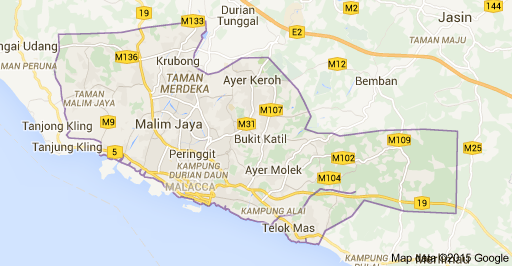 Malacca  Map